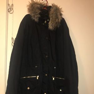 Plus size unused h&m parka coat size 24